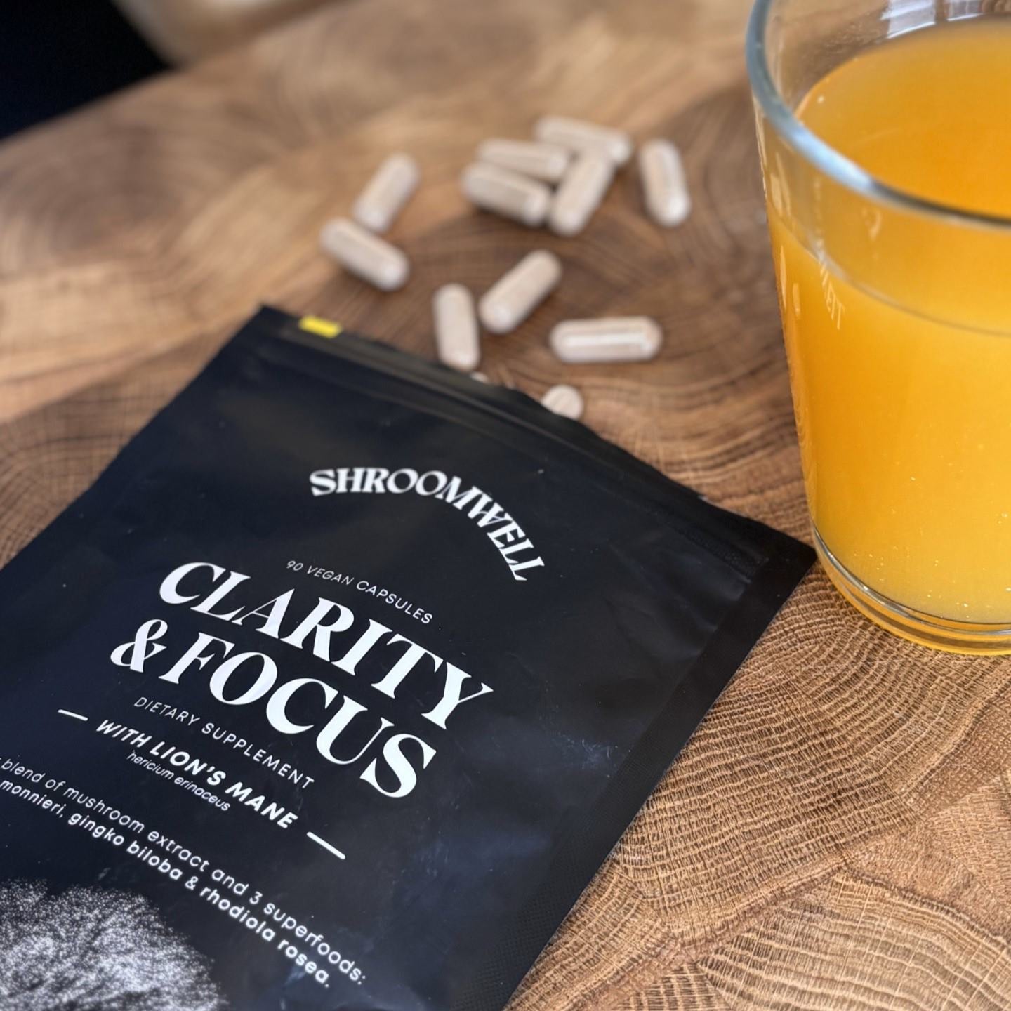 Clarity & Focus Capsules with Lion’s Mane and Powerful Adaptogens