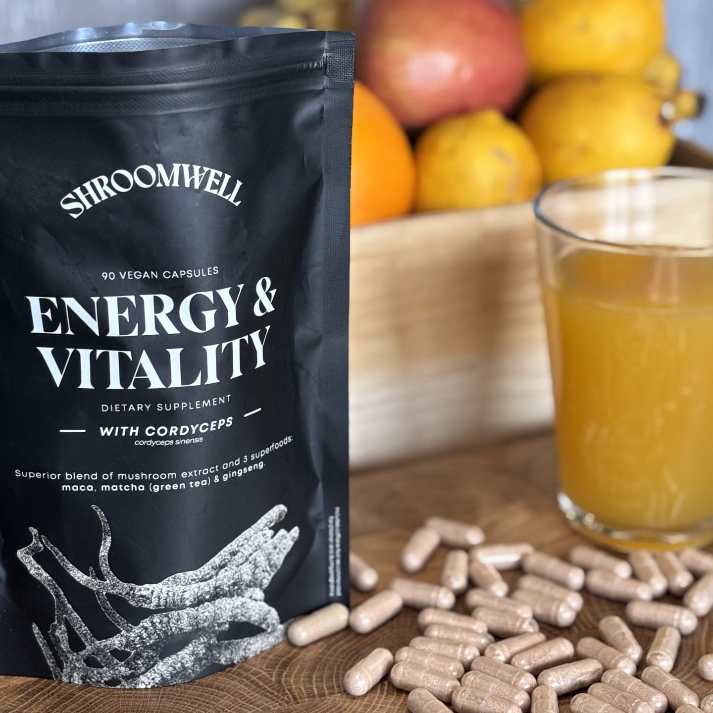 Cordyceps Energy & Vitality Capsules 90pcs
