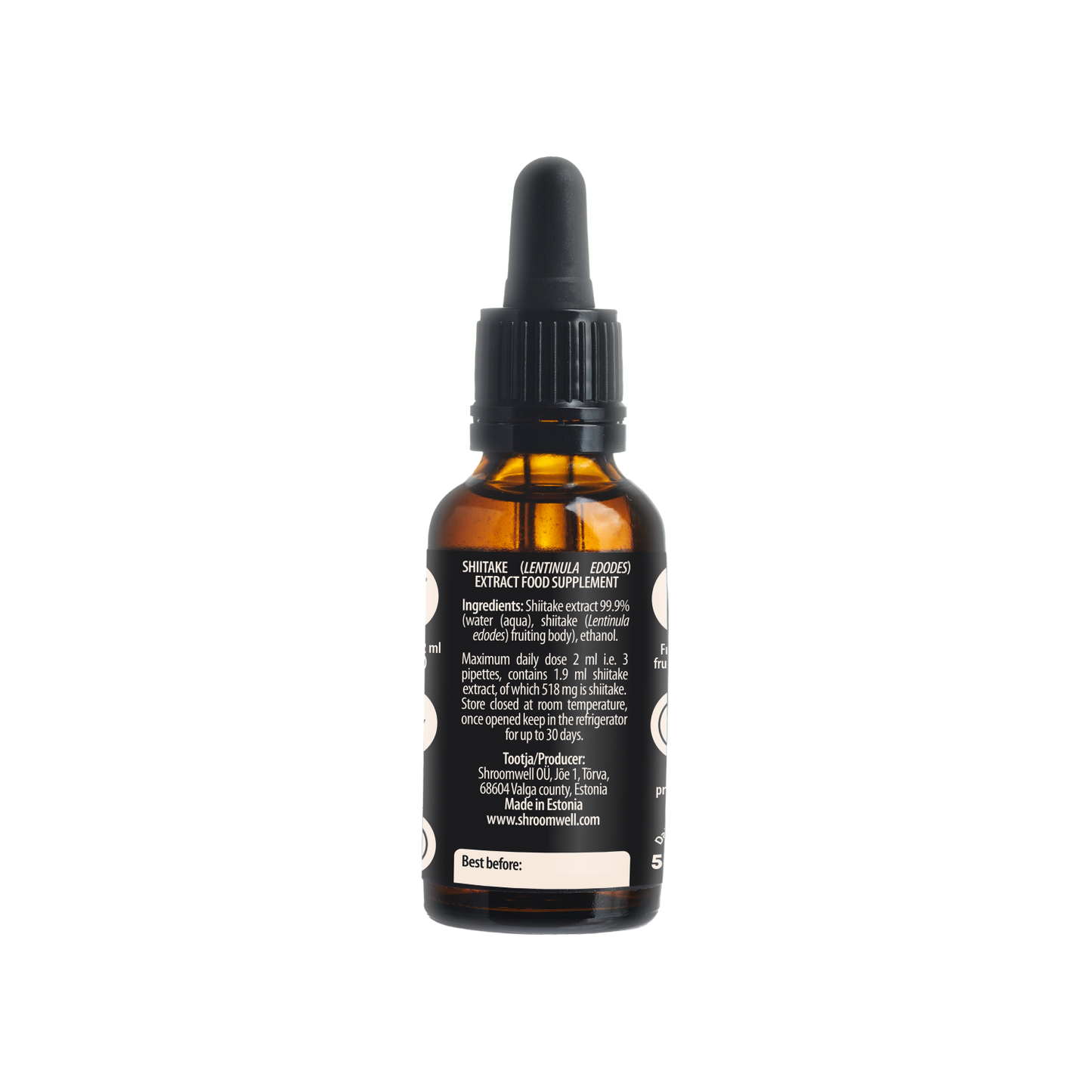 Shiitake Tincture 30ml